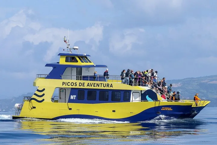 Picos de Aventura catamaran off São Miguel